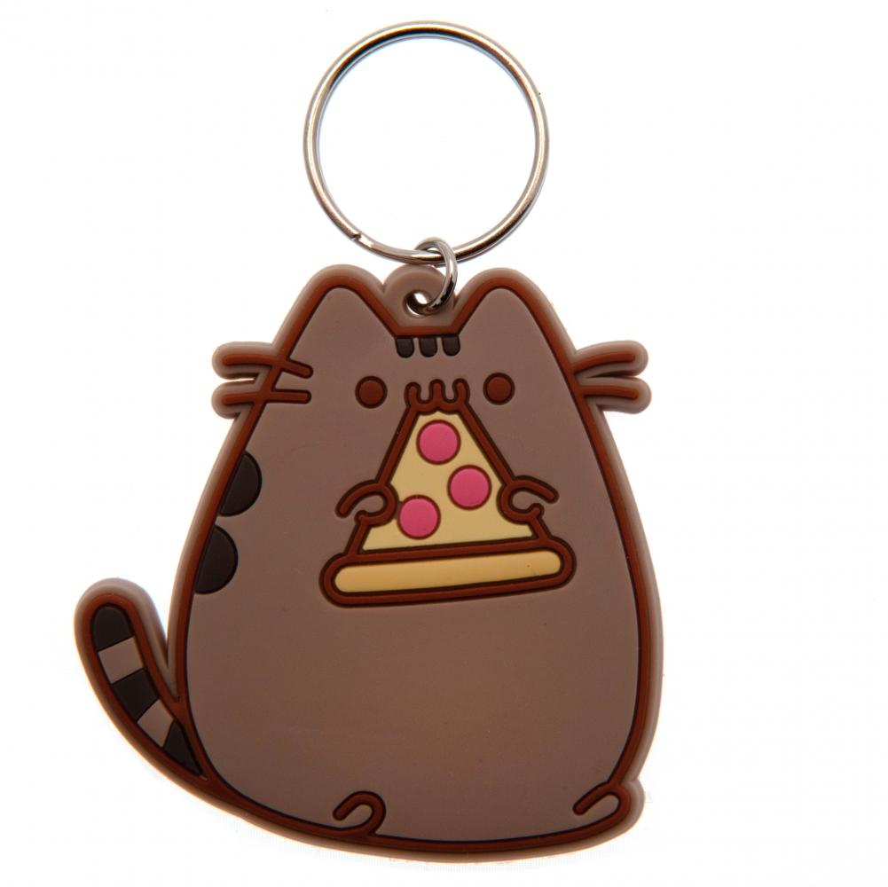 Pusheen Pizza PVC Keyring - Buy Keyrings at GiftMasters.co.uk