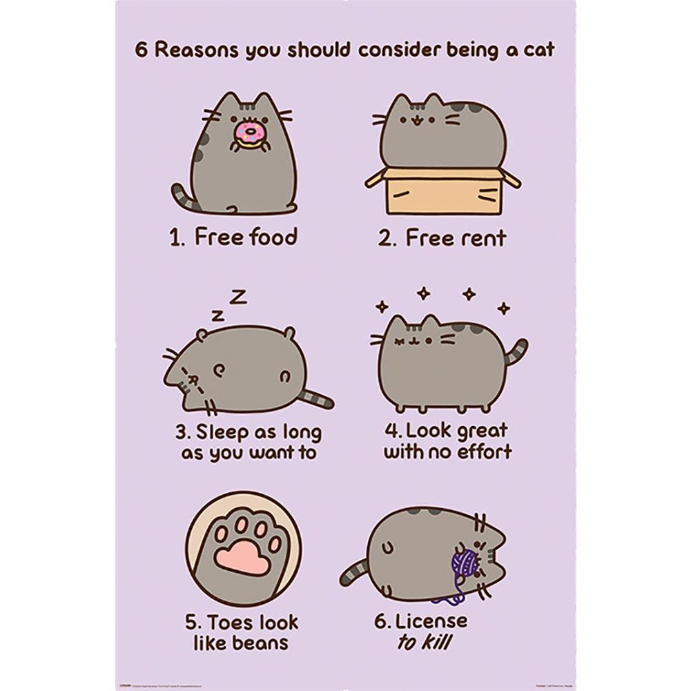 Pusheen Poster Reasons 157 - Buy Posters at GiftMasters.co.uk