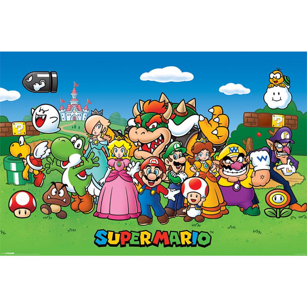 Super Mario Poster Characters 164 - Buy Posters at GiftMasters.co.uk