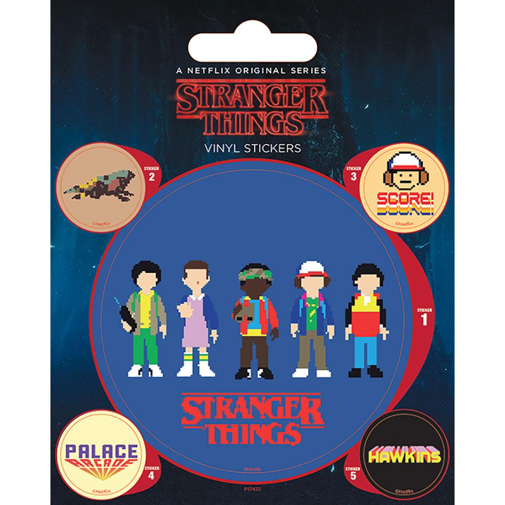 Stranger Things Arcade Stickers - Buy Stickers at GiftMasters.co.uk