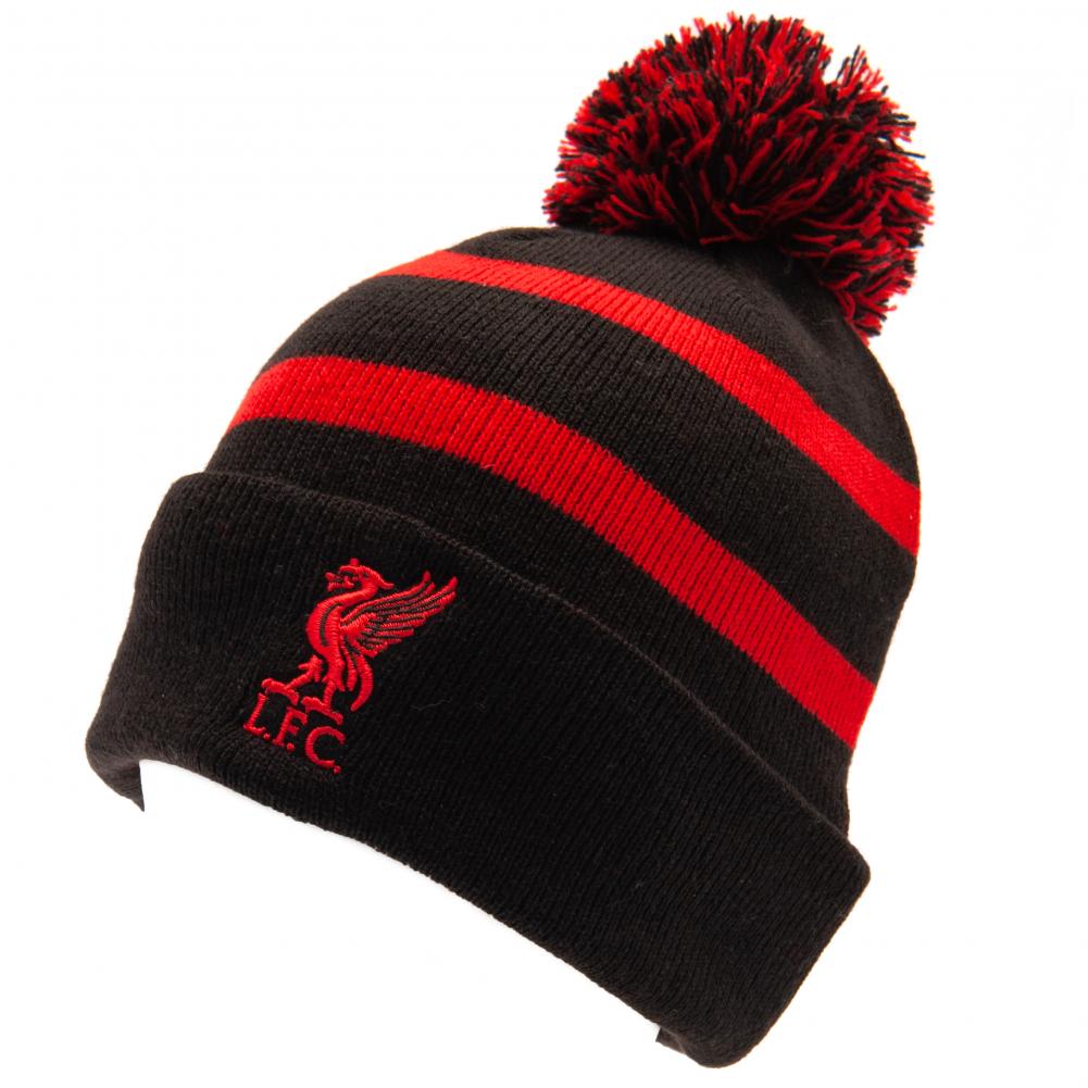 Liverpool FC Black Breakaway Ski Hat - Buy Knitted Hats at GiftMasters.co.uk