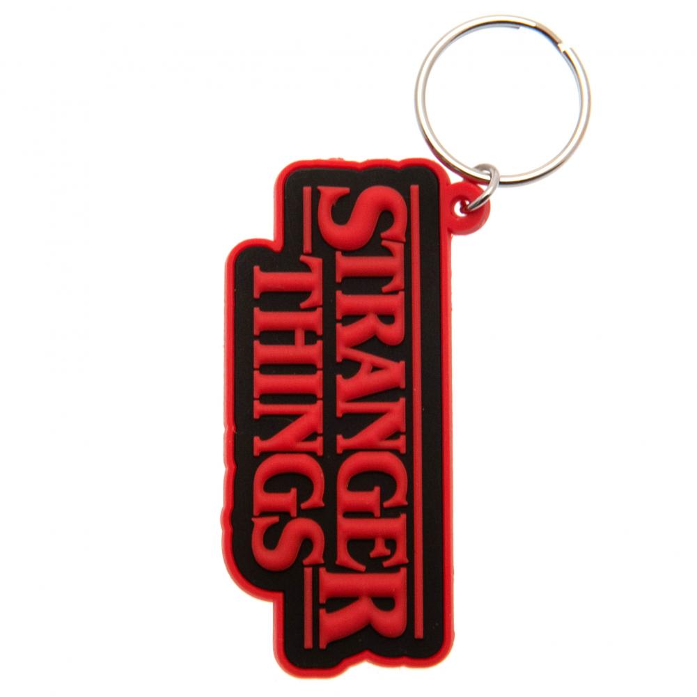 Stranger Things Logo PVC Keyring - Buy Keyrings at GiftMasters.co.uk