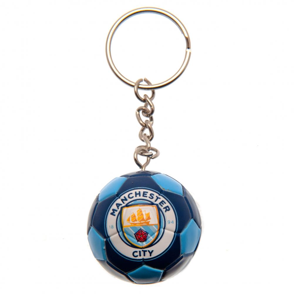 Manchester City FC Football Keyring - Buy  at GiftMasters.co.uk