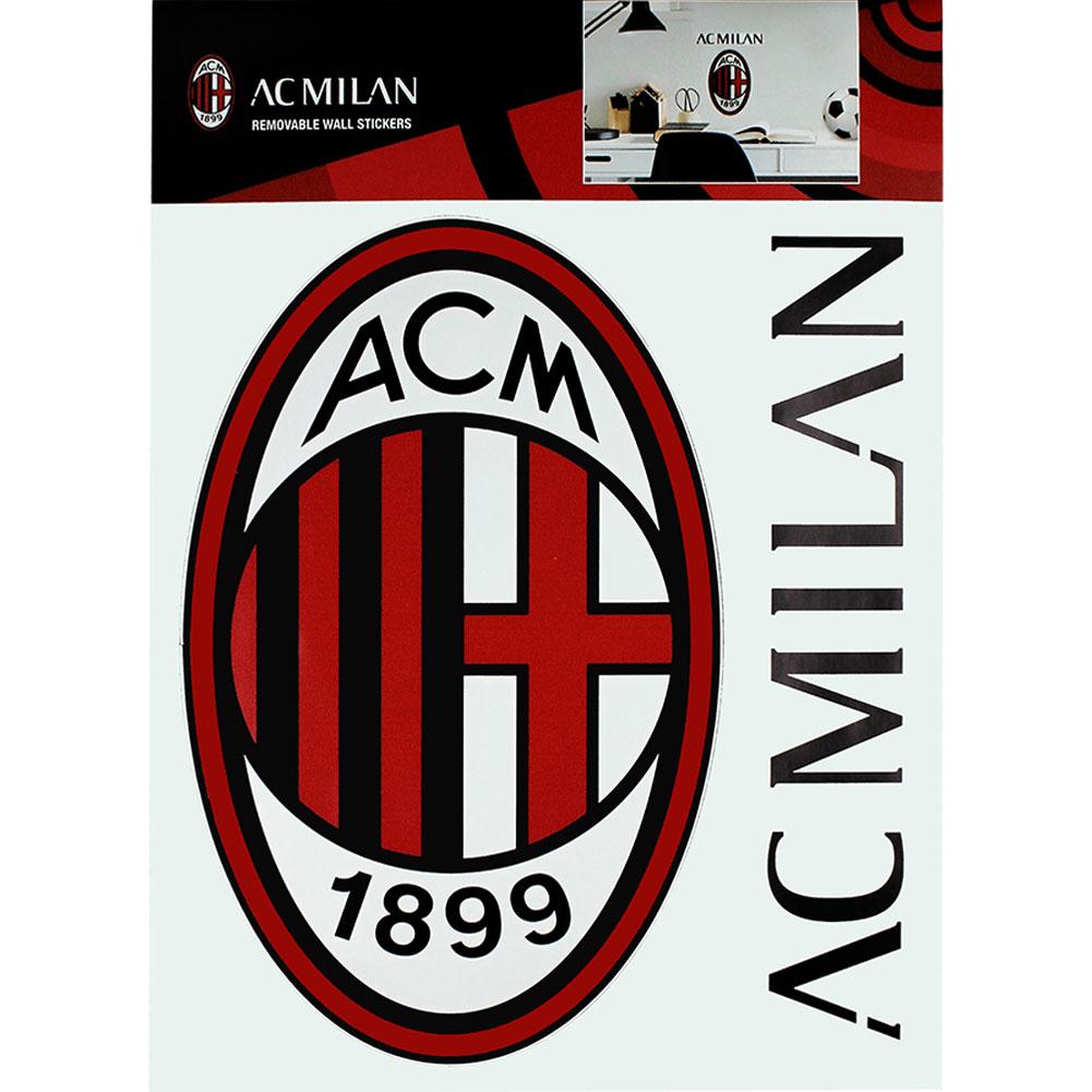 AC Milan Wall Sticker A4 - Buy  at GiftMasters.co.uk