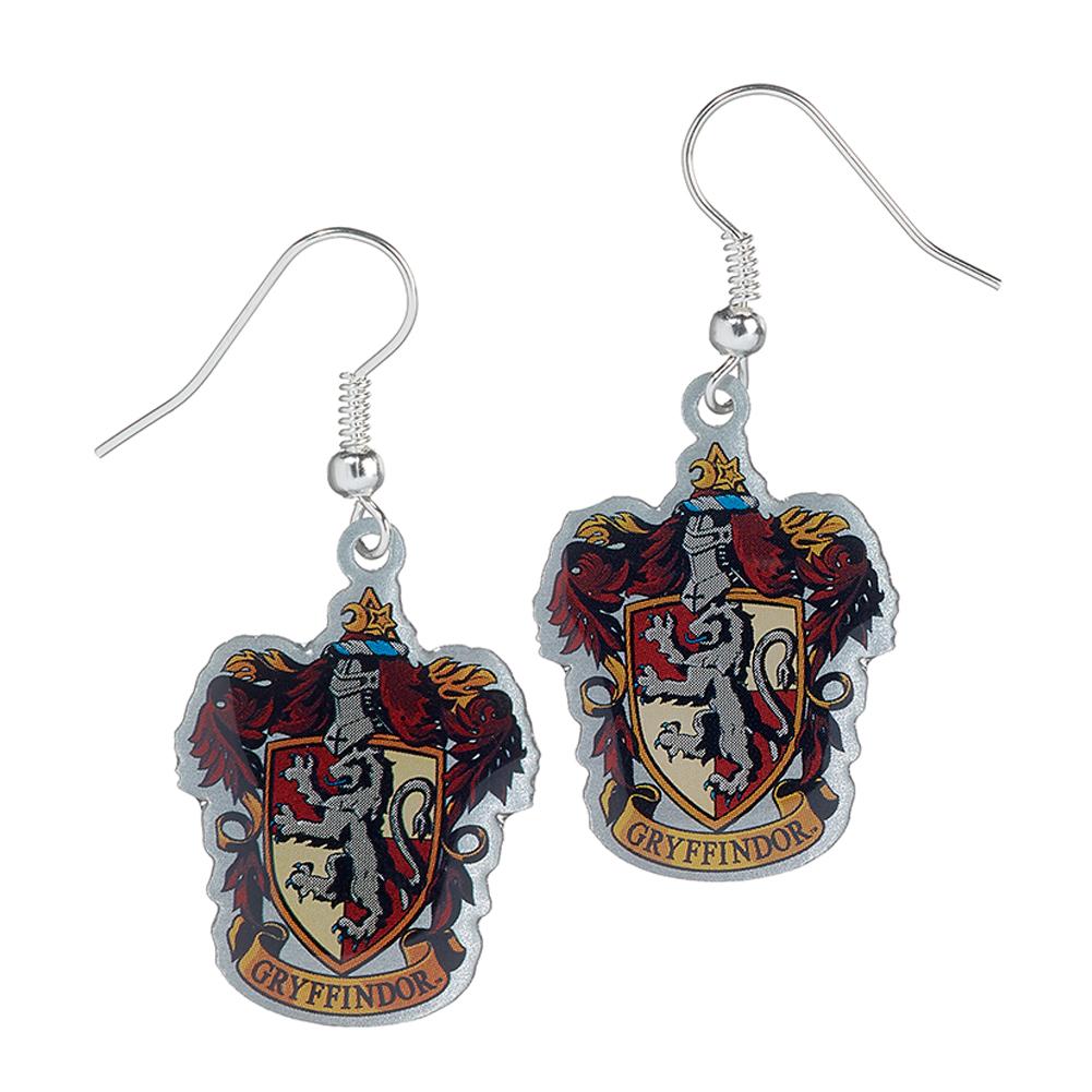 Harry Potter Silver Plated Earrings Gryffindor - Buy Silver Plated at GiftMasters.co.uk