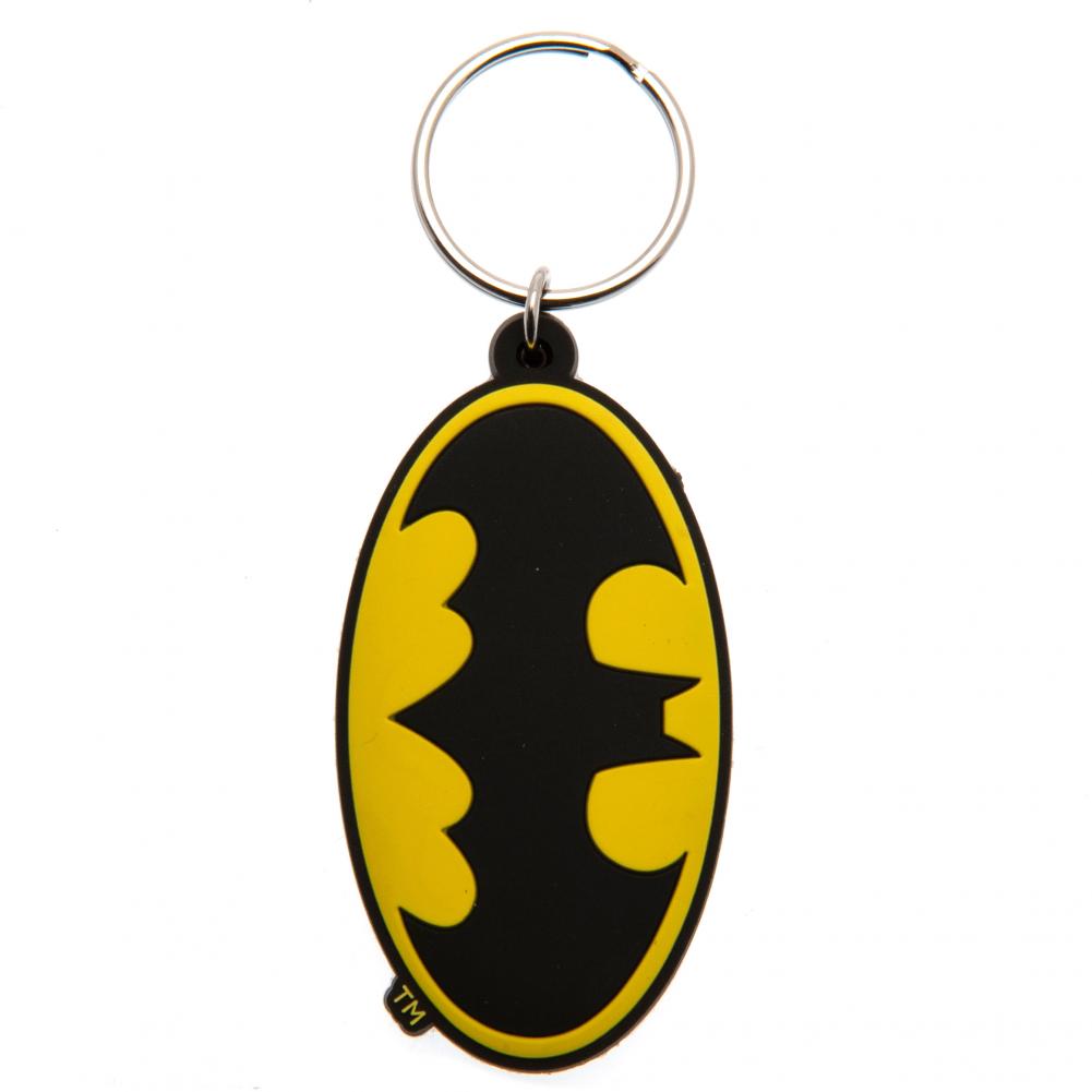 Batman Logo PVC Keyring - Buy Keyrings at GiftMasters.co.uk