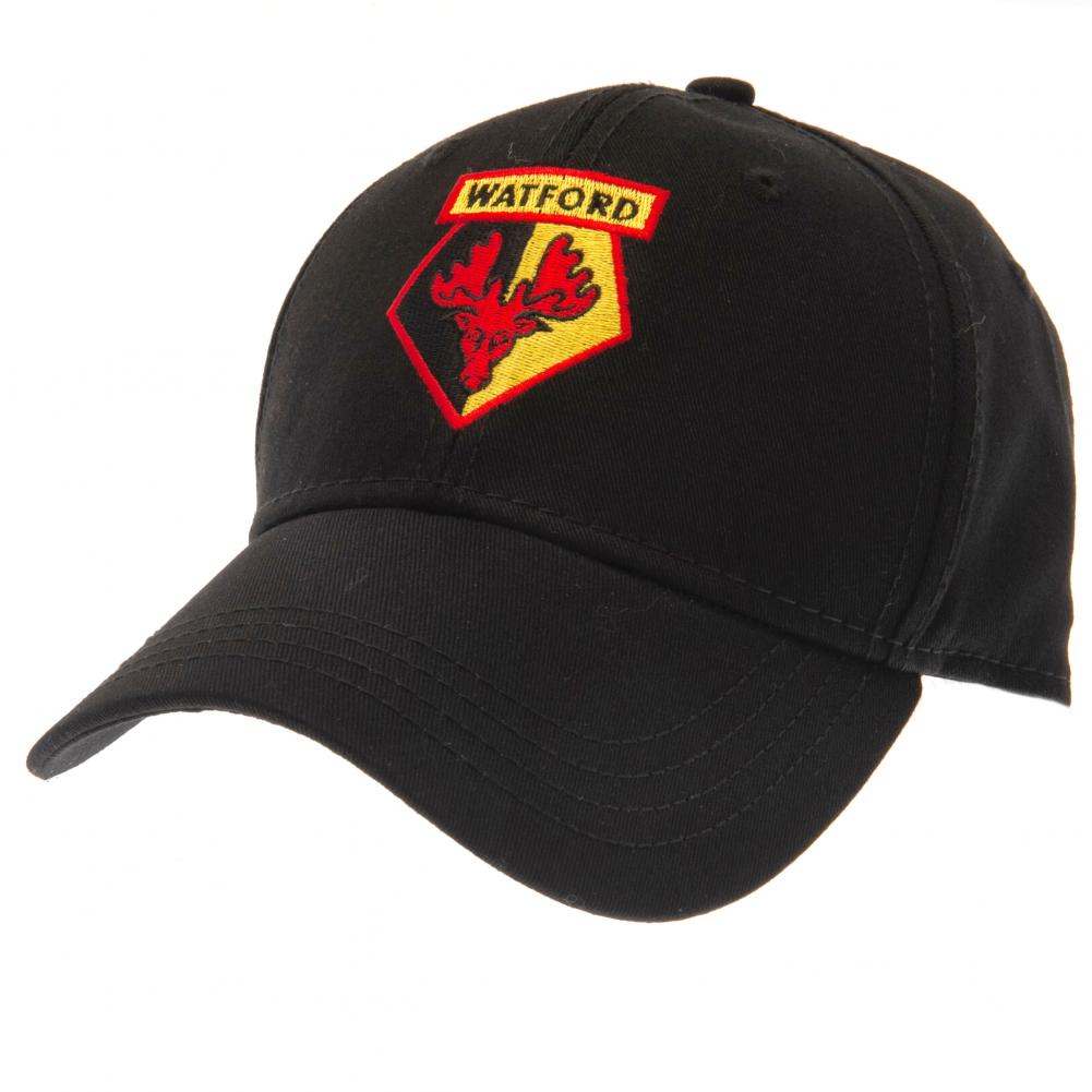 Watford FC Core Black Cap - Buy Caps at GiftMasters.co.uk