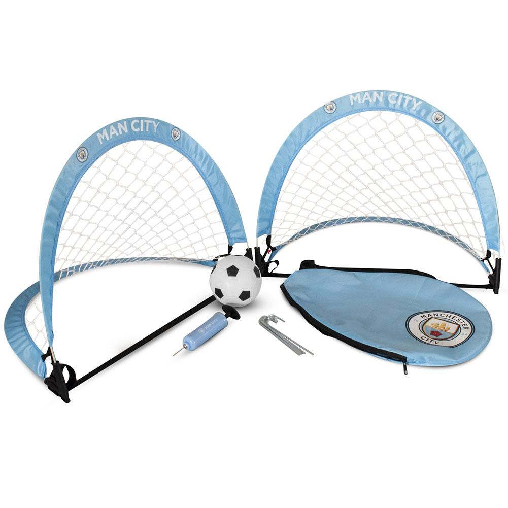 Manchester City FC Skill Goal Set - Buy Pumps & Sets at GiftMasters.co.uk