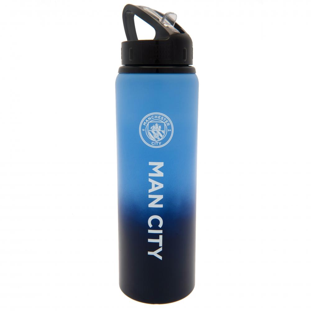 Manchester City FC Aluminium Drinks Bottle - Buy Sports Bottles at GiftMasters.co.uk