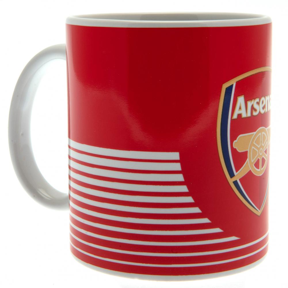 Arsenal FC Linea Mug - Buy Standard Mugs at GiftMasters.co.uk