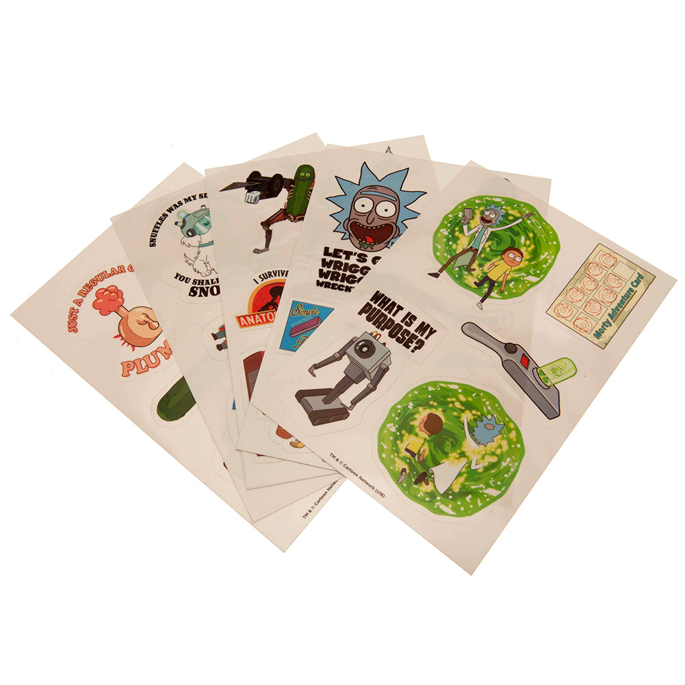 Rick And Morty Tech Stickers - Buy  at GiftMasters.co.uk
