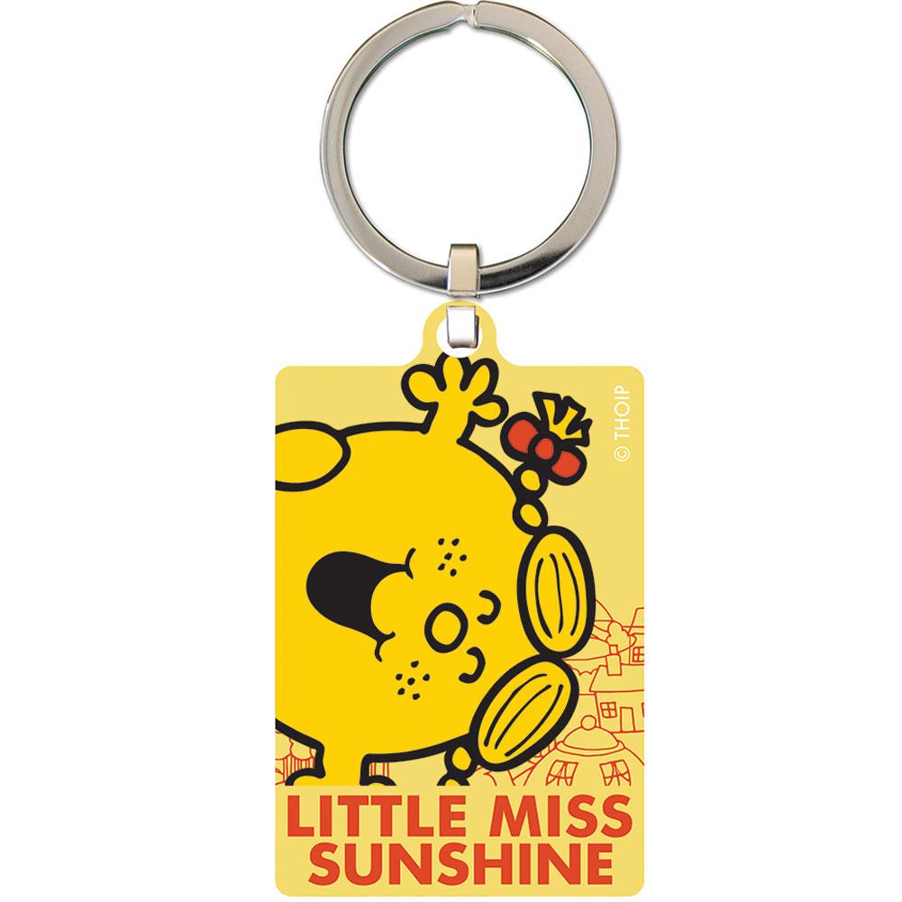 Little Miss Sunshine Metal Keyring - Buy Keyrings at GiftMasters.co.uk