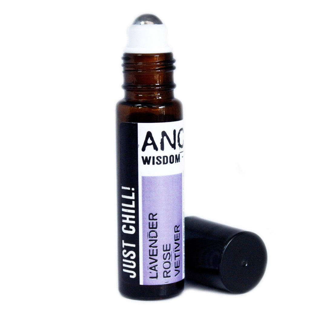 10ml Roll On Essential Oil Blend - Just Chill! - Buy 0.05 at GiftMasters.co.uk