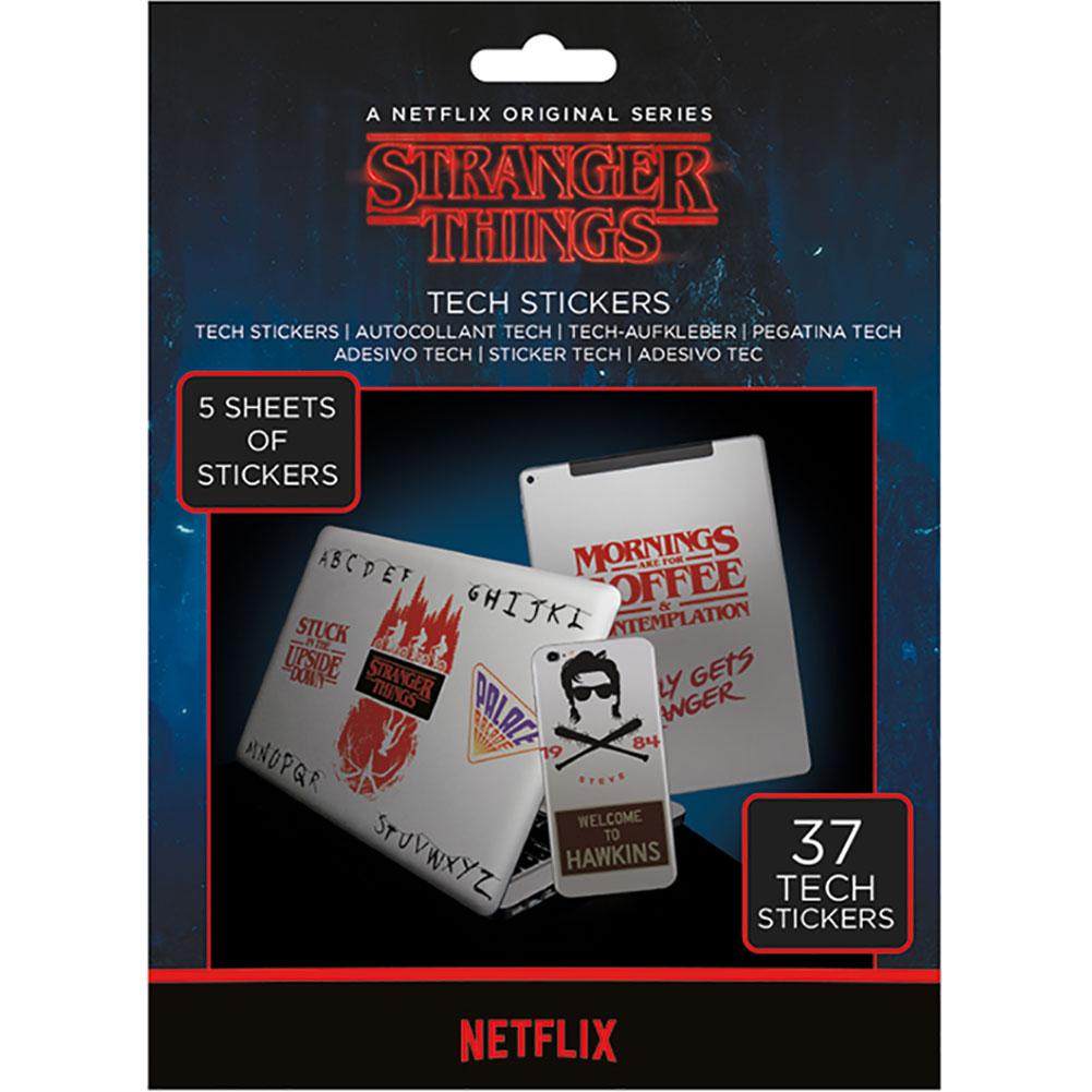 Stranger Things Tech Stickers - Buy  at GiftMasters.co.uk