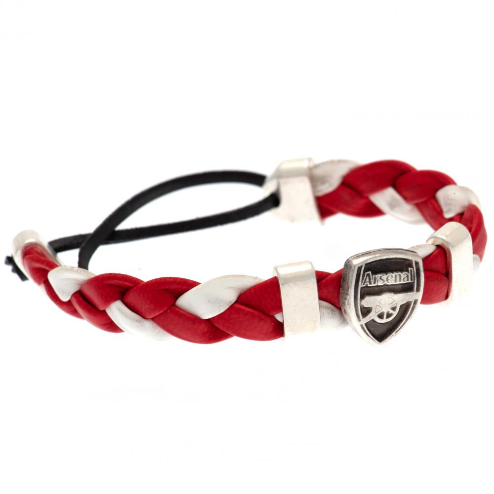 Arsenal FC PU Slider Bracelet - Buy PU at GiftMasters.co.uk