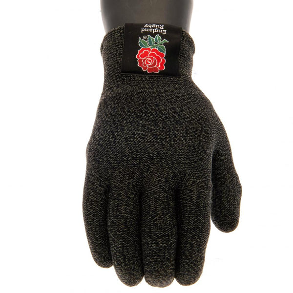 England RFU Luxury Touchscreen Gloves Youths - GiftMasters.co.uk