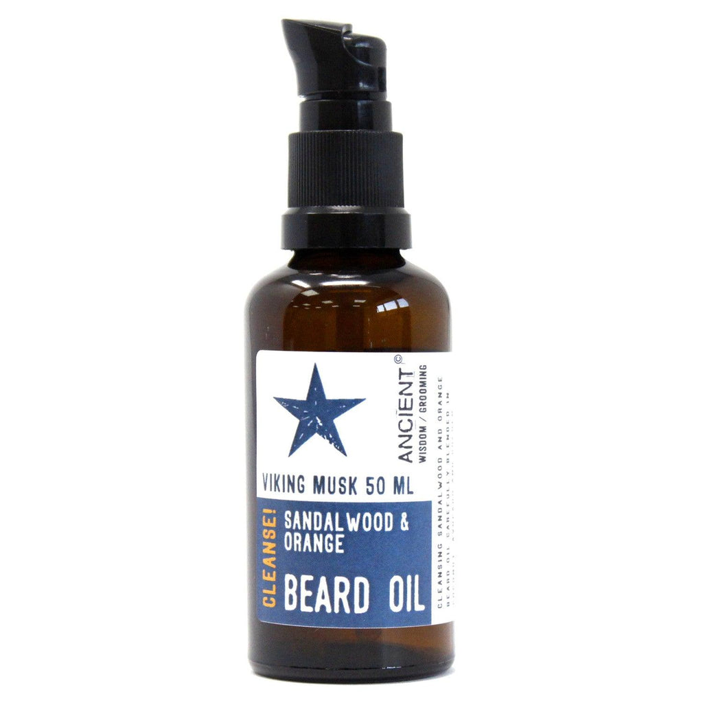 50ml Beard Oil - Viking Musk - Cleanse! - Buy 0.11 at GiftMasters.co.uk