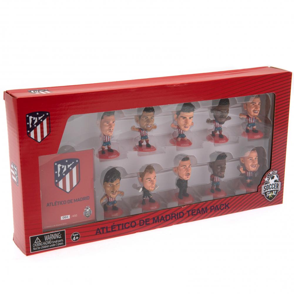 Atletico Madrid FC SoccerStarz 10 Player Team Pack - GiftMasters.co.uk