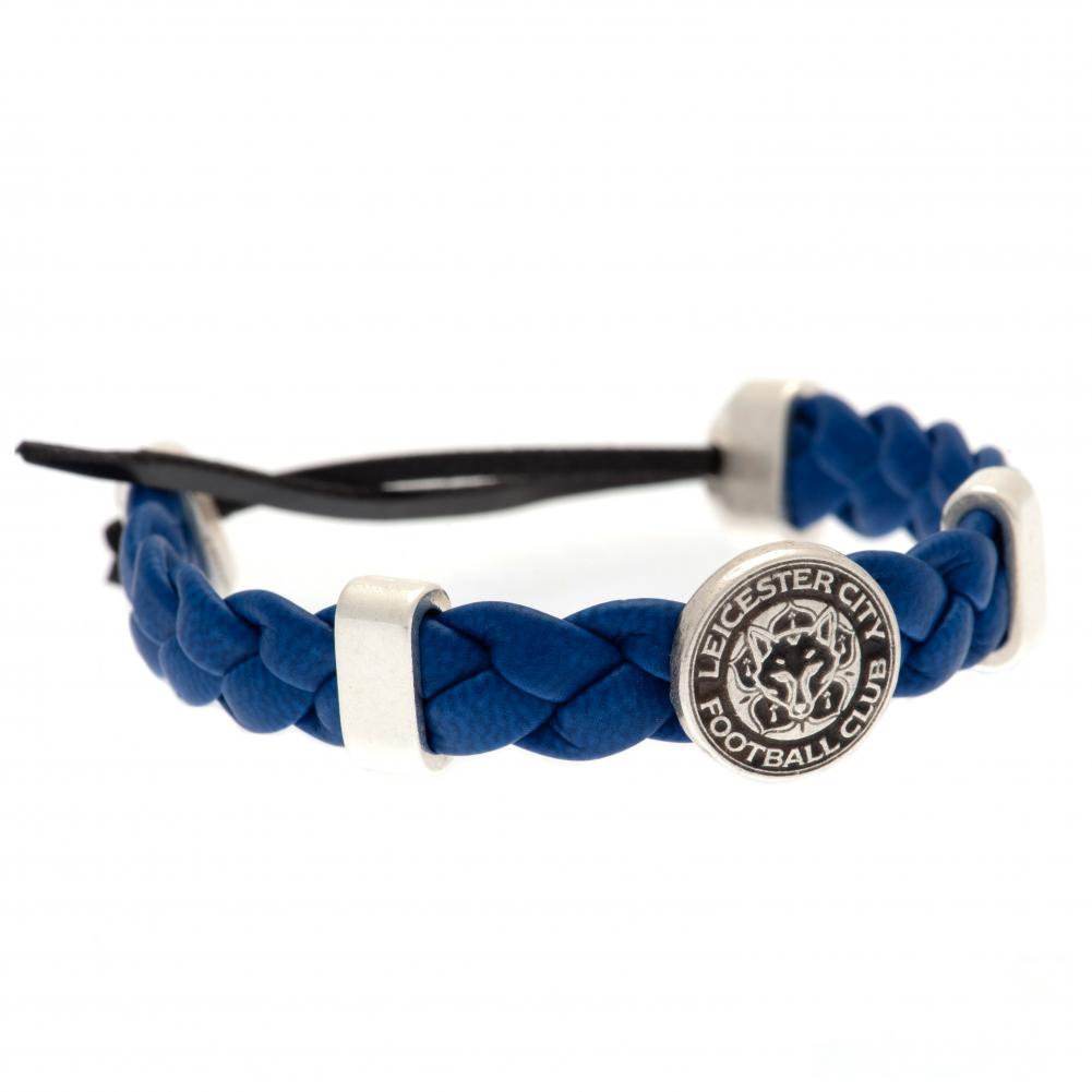Leicester City FC PU Slider Bracelet - Buy PU at GiftMasters.co.uk