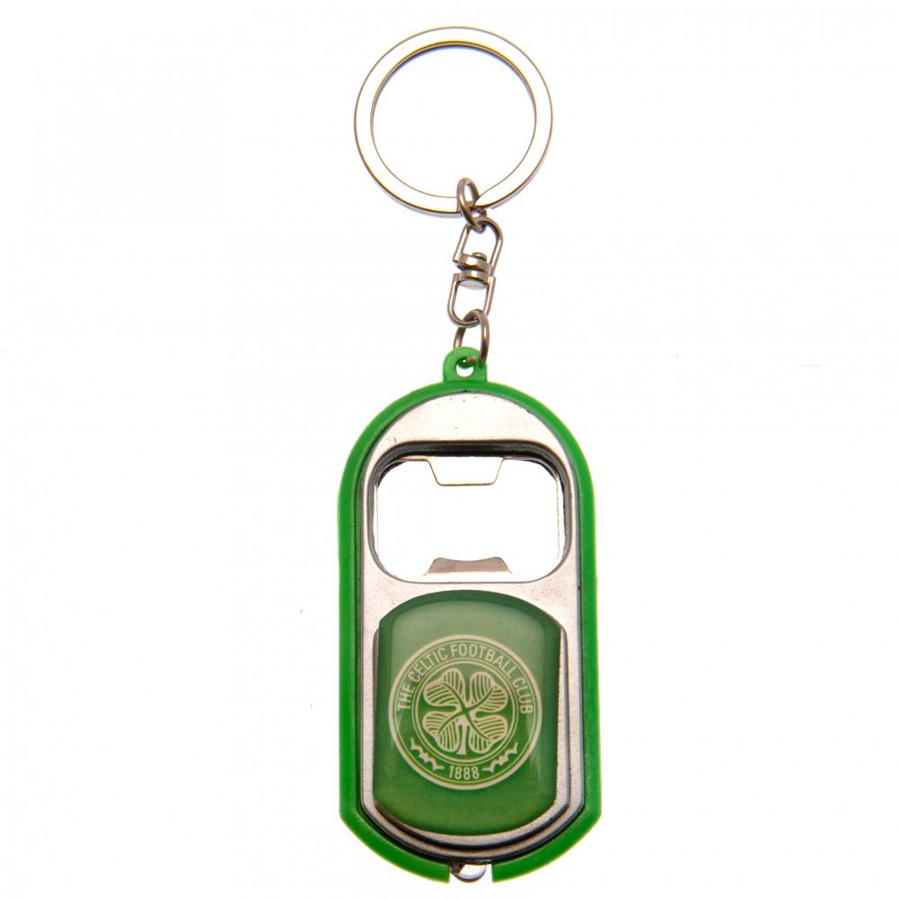 Celtic FC Keyring Torch Bottle Opener - Buy Keyrings & Pens at GiftMasters.co.uk