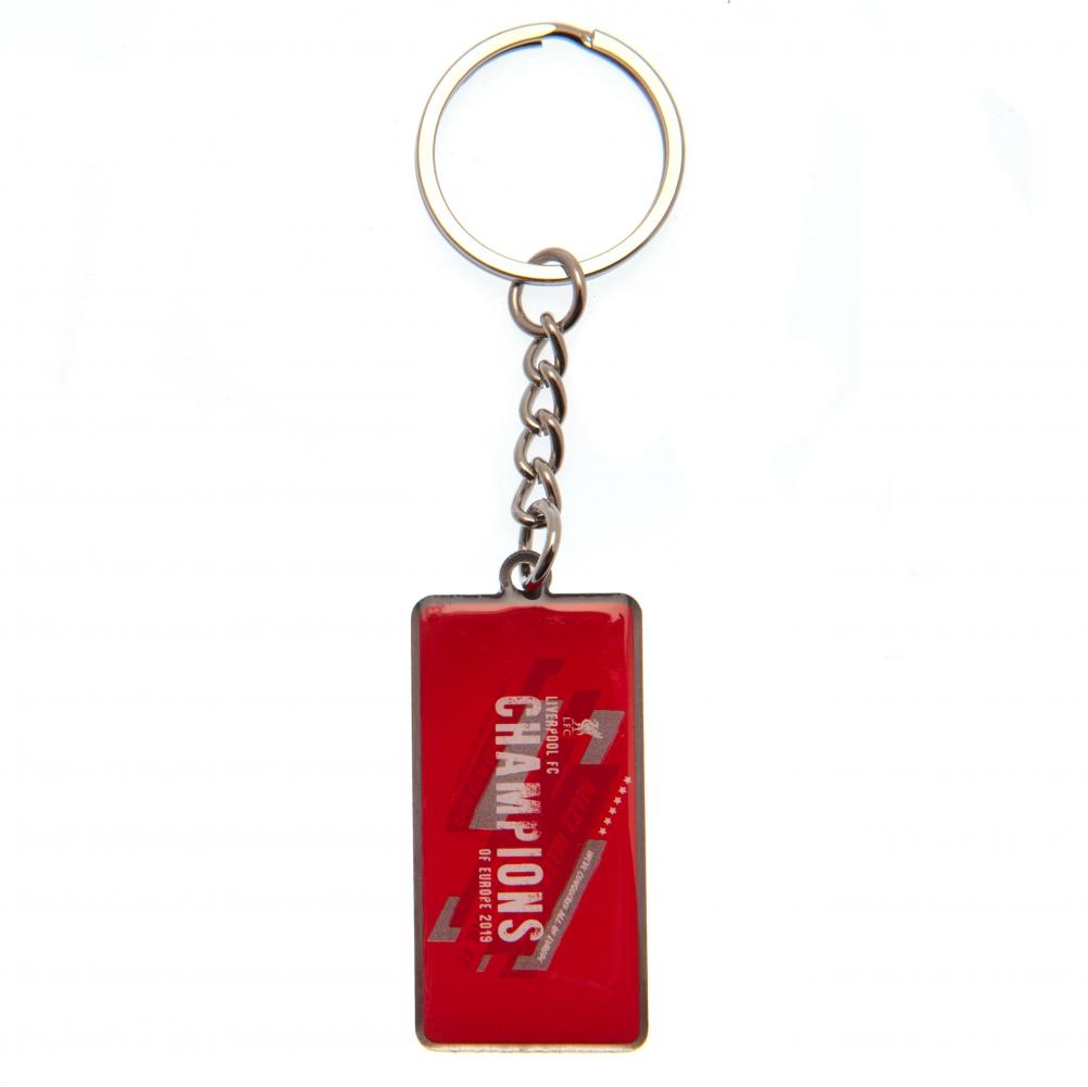 Liverpool FC Champions Of Europe Keychain - Buy Keyrings at GiftMasters.co.uk