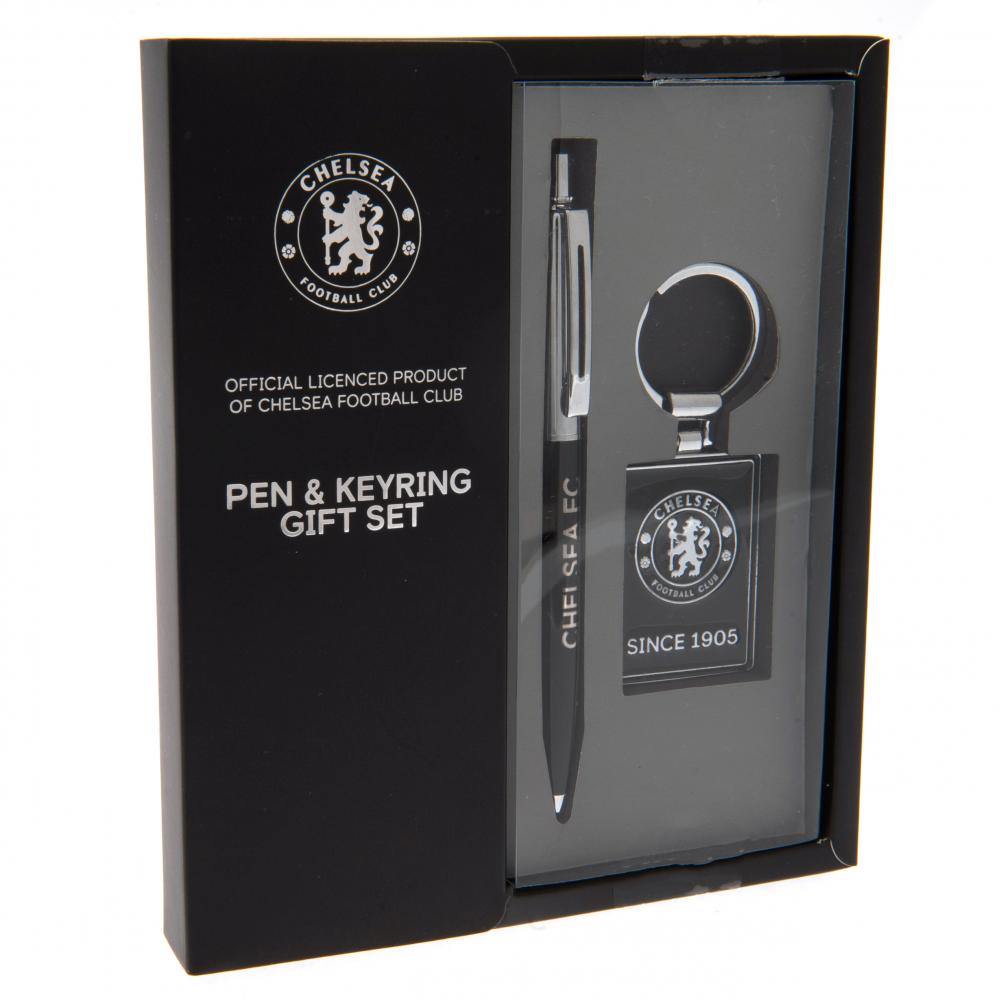 Chelsea FC Pen & Keyring Set - Buy Keyrings & Pens at GiftMasters.co.uk