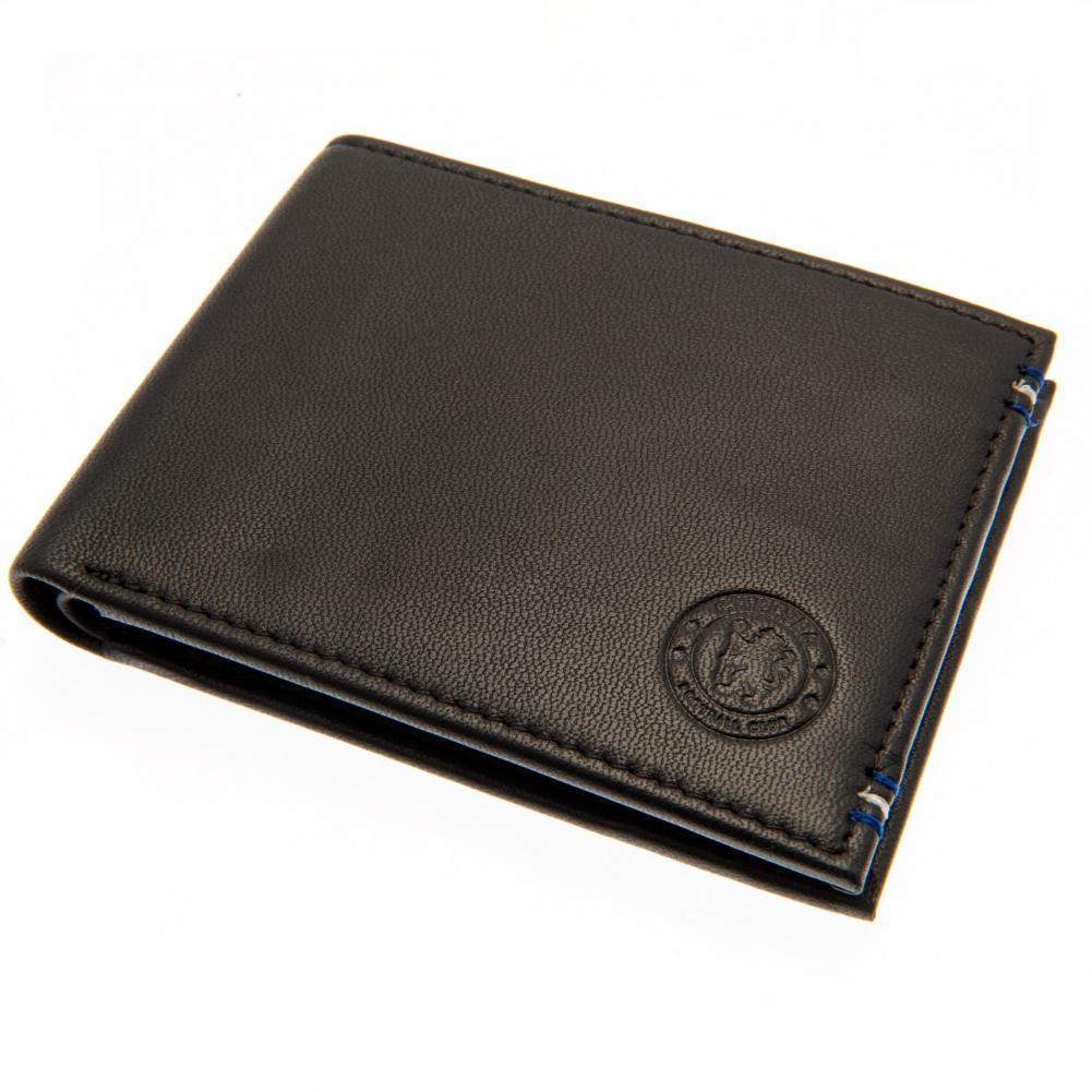 Chelsea FC Leather Stitched Wallet - Buy Wallets & Purses at GiftMasters.co.uk