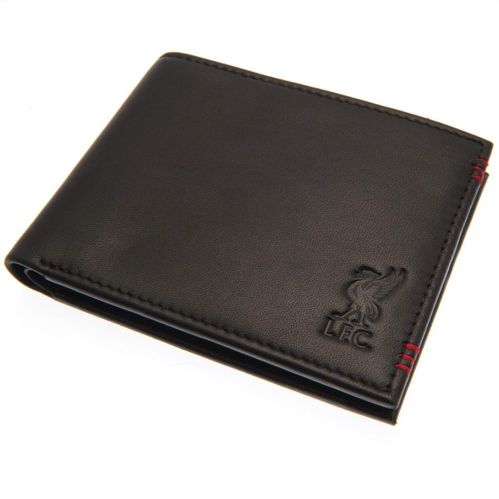 Liverpool FC Leather Stitched Wallet - Buy Wallets & Purses at GiftMasters.co.uk