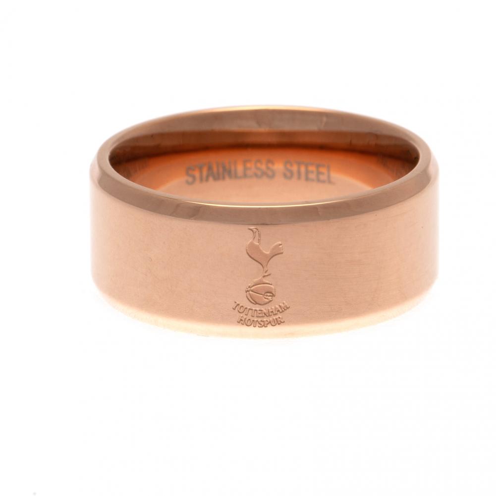 Tottenham Hotspur FC Rose Gold Plated Ring - Buy Rings at GiftMasters.co.uk