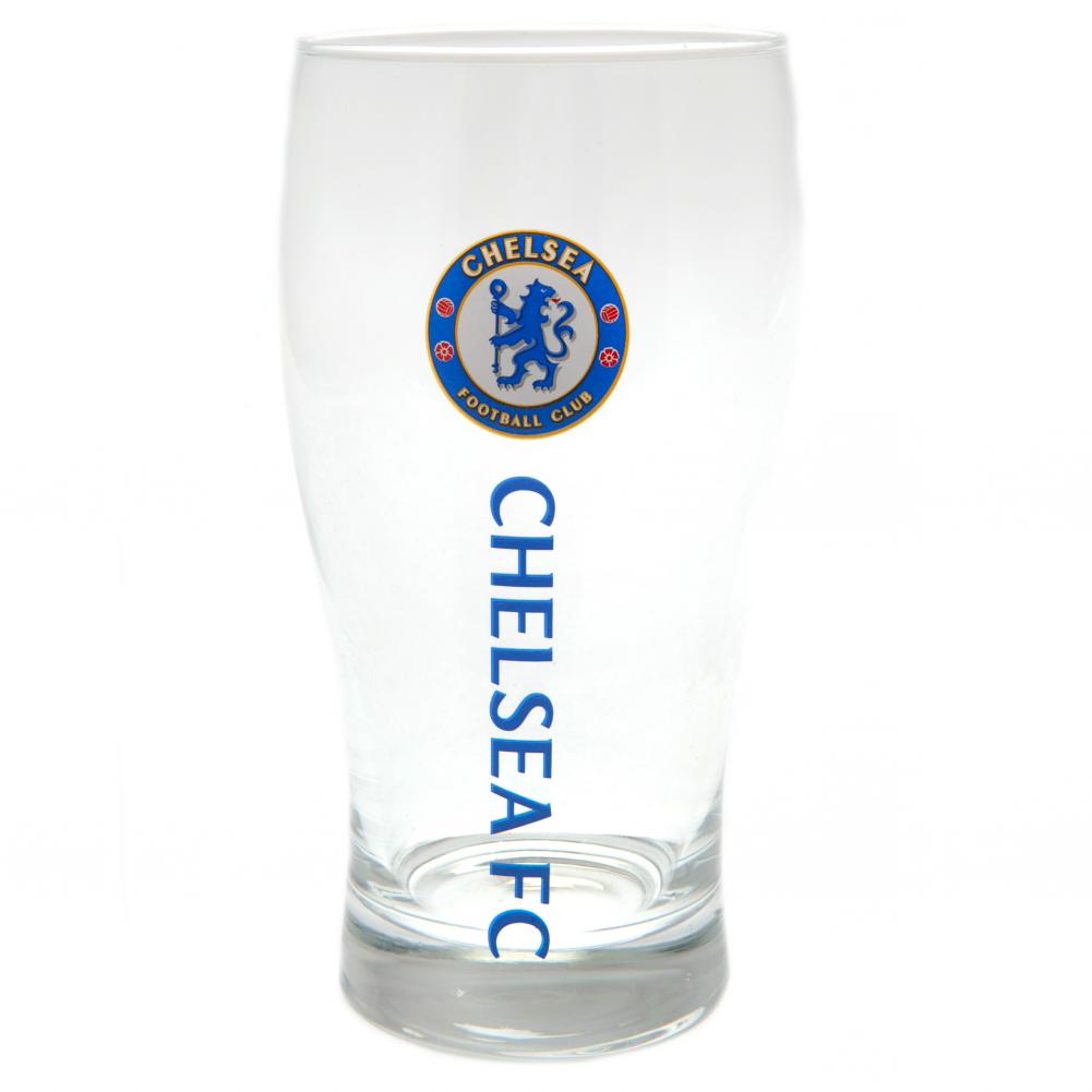 Chelsea FC Tulip Pint Glass - Buy Pint Glasses & Tumblers at GiftMasters.co.uk