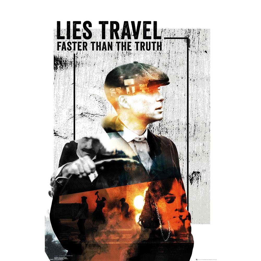 Peaky Blinders Poster Lies Travel 119 - Buy Posters at GiftMasters.co.uk