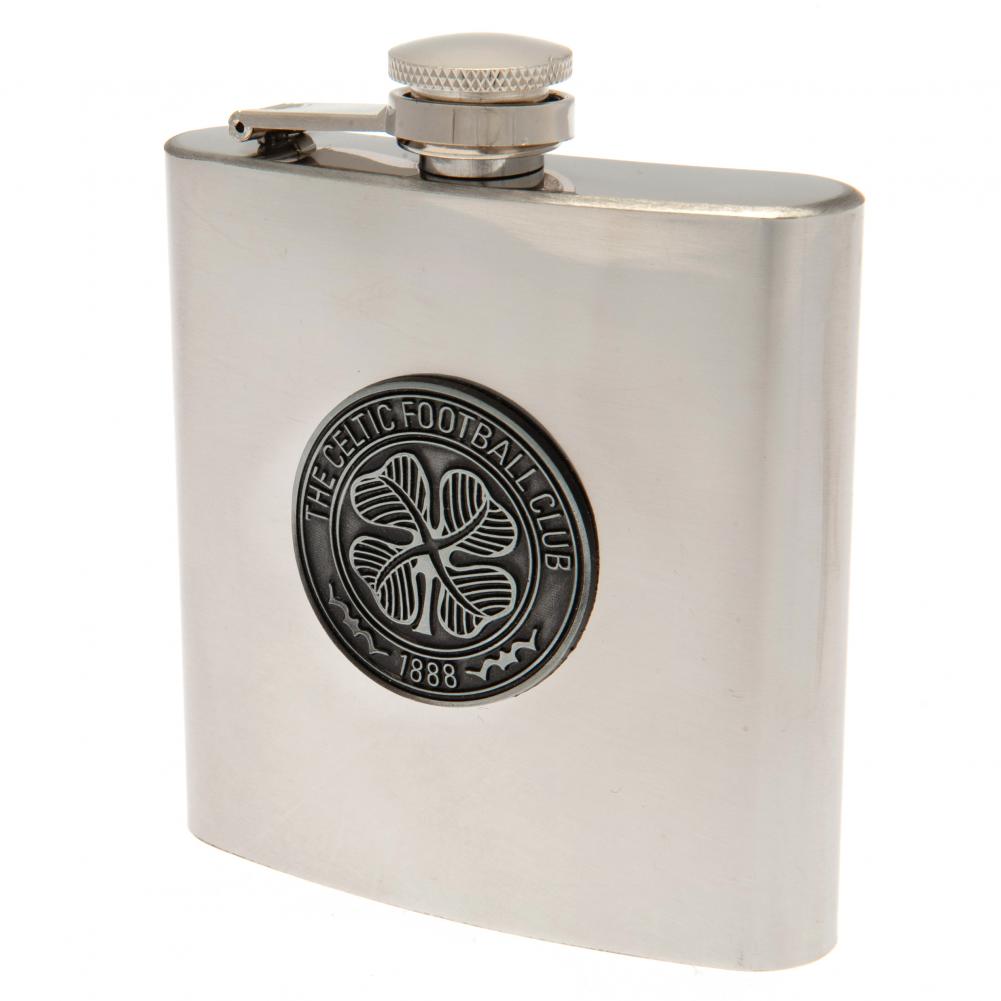 Celtic FC Hip Flask - Buy Hip Flasks & Tankards at GiftMasters.co.uk