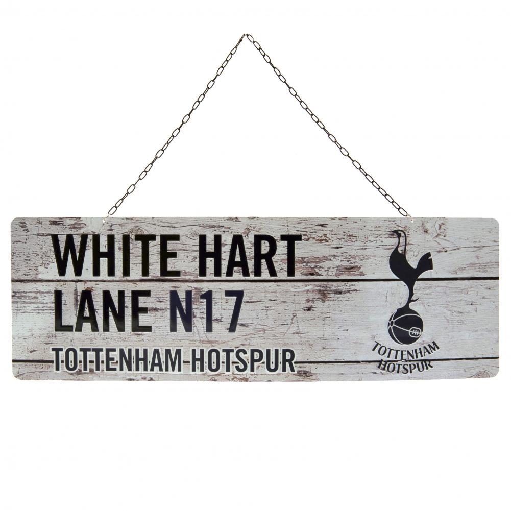 Tottenham Hotspur FC Rustic Garden Sign - Buy Metal Signs at GiftMasters.co.uk