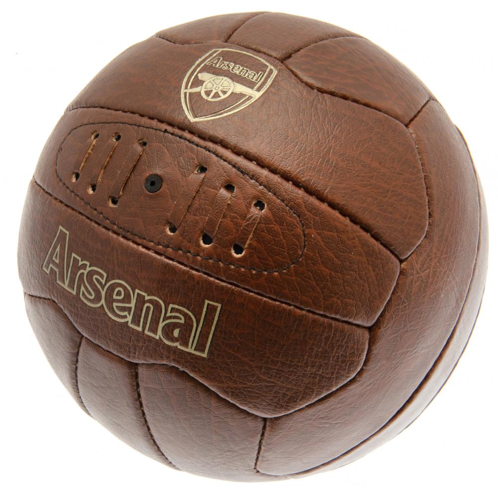 Arsenal FC Faux Leather Football - Buy Footballs Size 5 at GiftMasters.co.uk