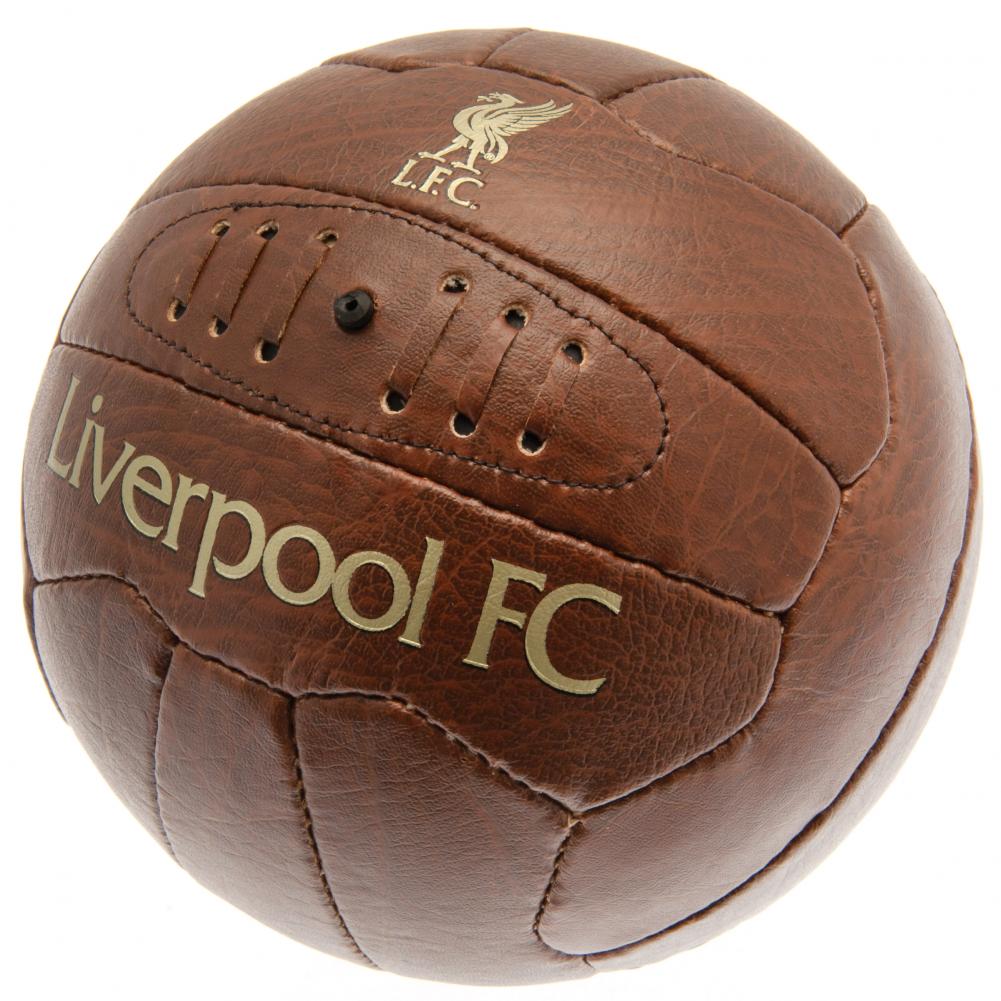 Liverpool FC Faux Leather Football - Buy Footballs Size 5 at GiftMasters.co.uk