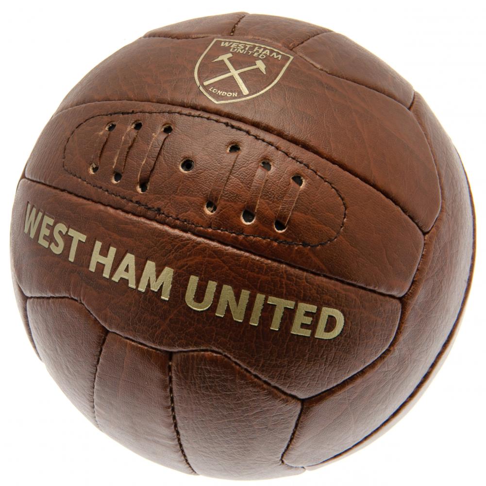 West Ham United FC Faux Leather Football - Buy Footballs Size 5 at GiftMasters.co.uk