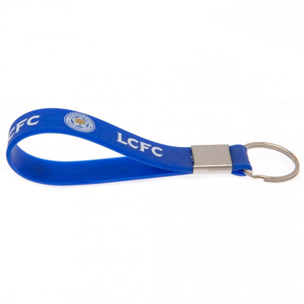 Leicester City FC Silicone Keyring - Buy Keyrings at GiftMasters.co.uk