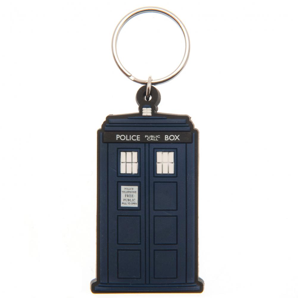 Doctor Who Tardis PVC Keyring - Buy Keyrings at GiftMasters.co.uk