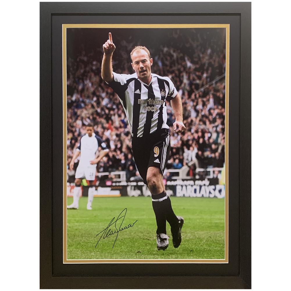 Newcastle United FC Shearer Signed Framed Print - Buy Prints at GiftMasters.co.uk
