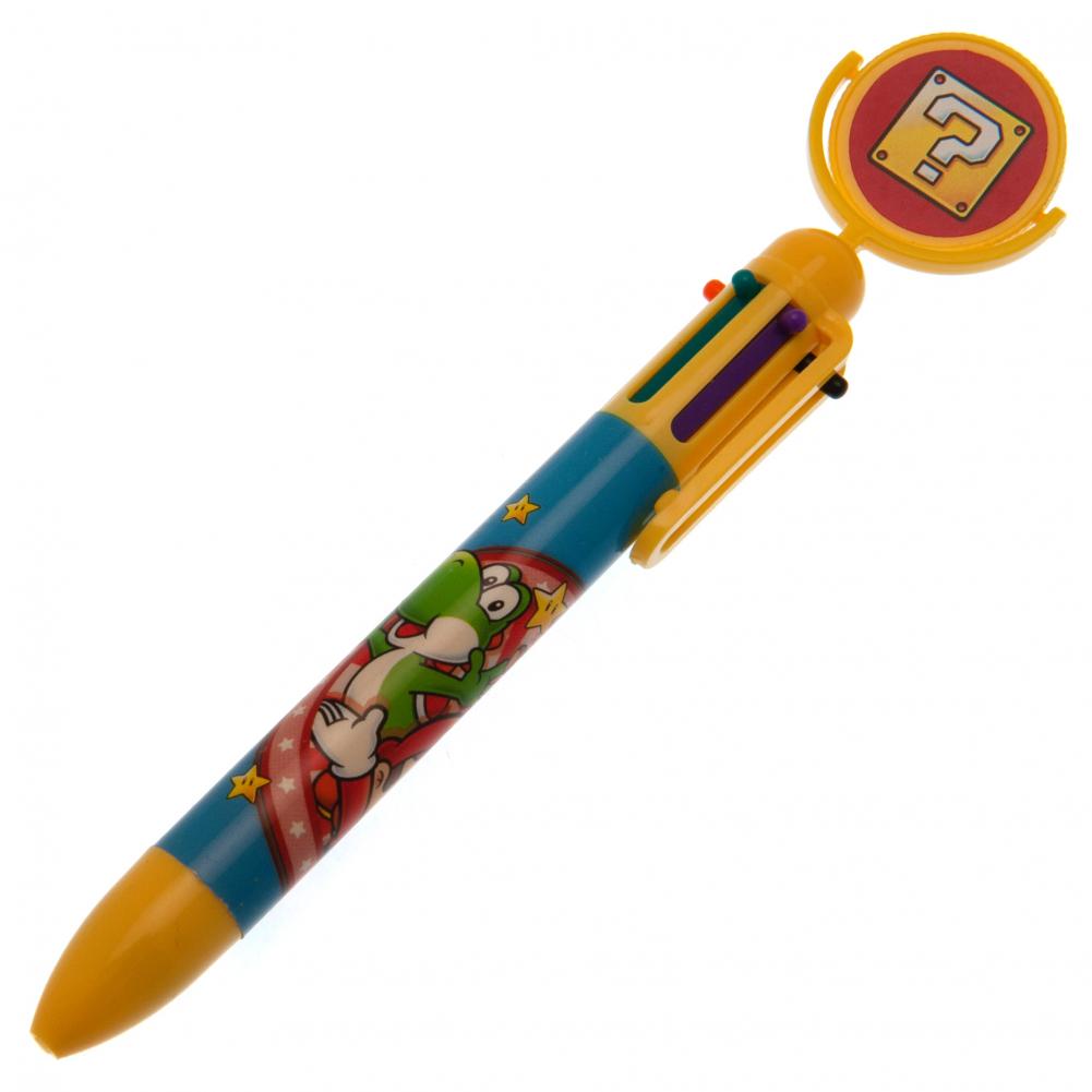 Super Mario Multi Coloured Pen - Buy Pens & Pencils at GiftMasters.co.uk