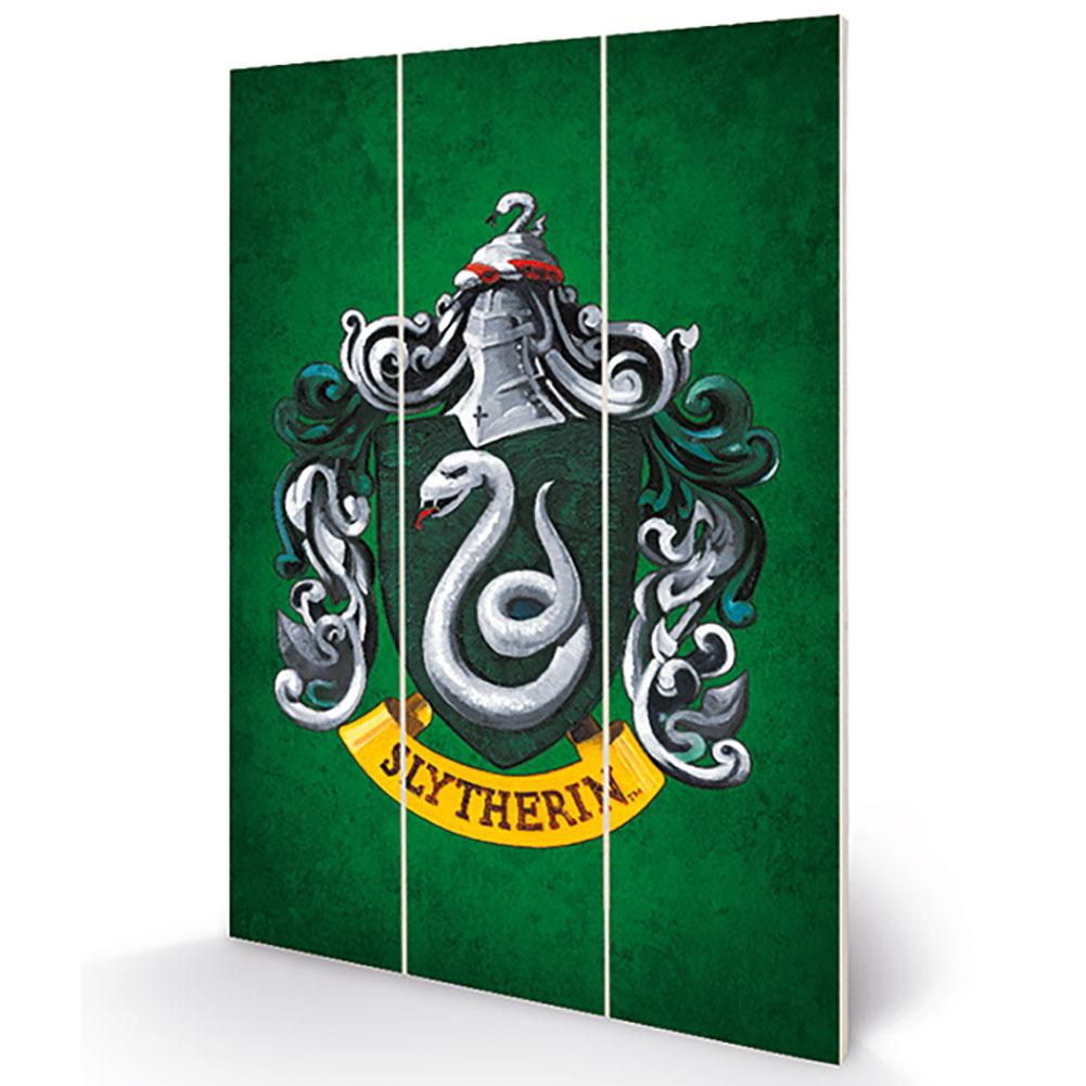 Harry Potter Slytherin Wood Print - Buy Pictures at GiftMasters.co.uk