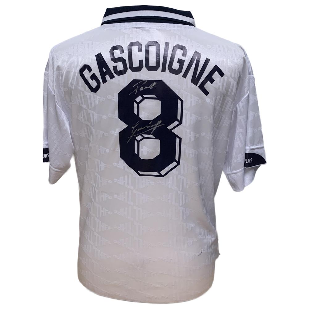 Tottenham Hotspur FC Gascoigne Signed Shirt - Buy Shirts at GiftMasters.co.uk