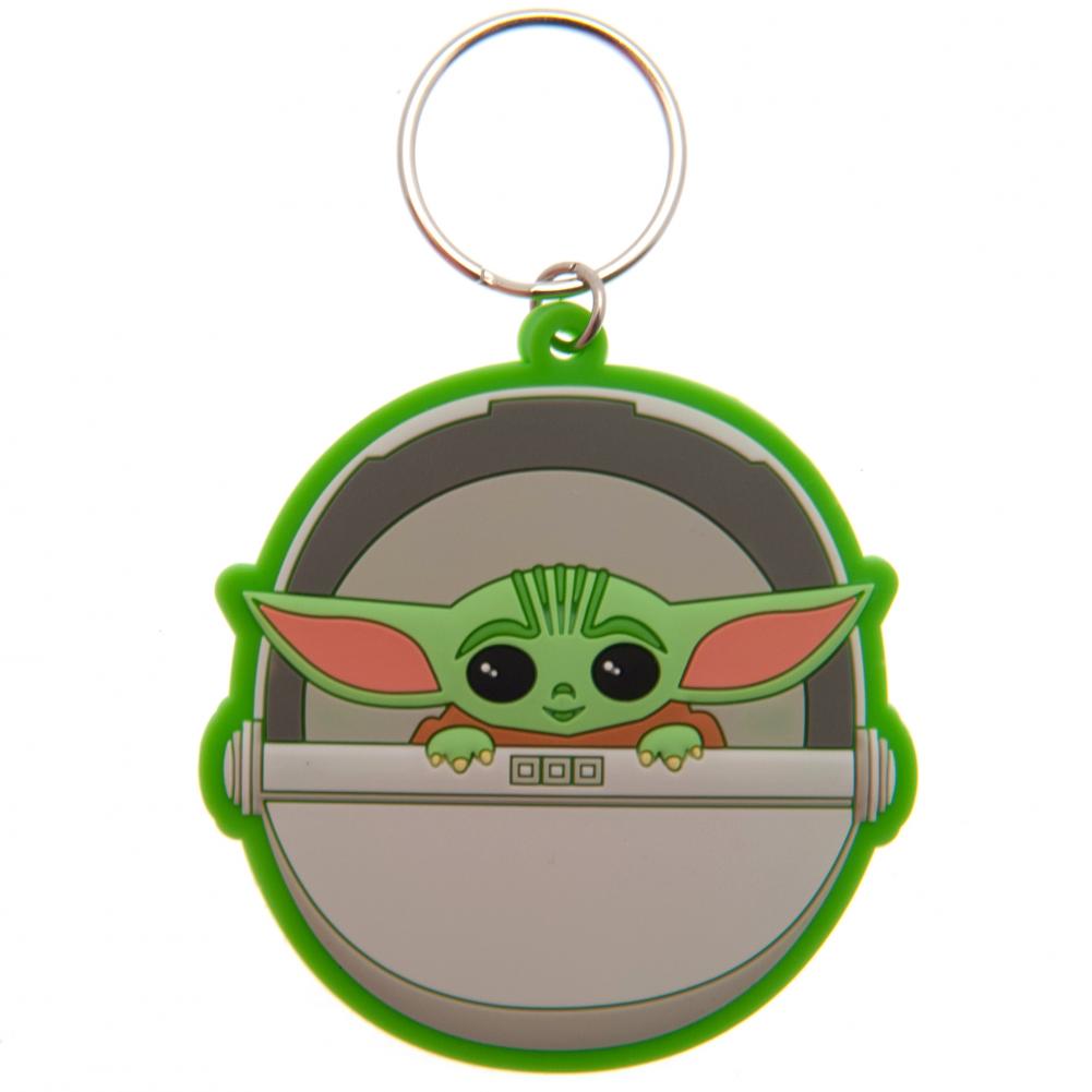 Star Wars: The Mandalorian Grogu PVC Keyring - Buy Keyrings at GiftMasters.co.uk