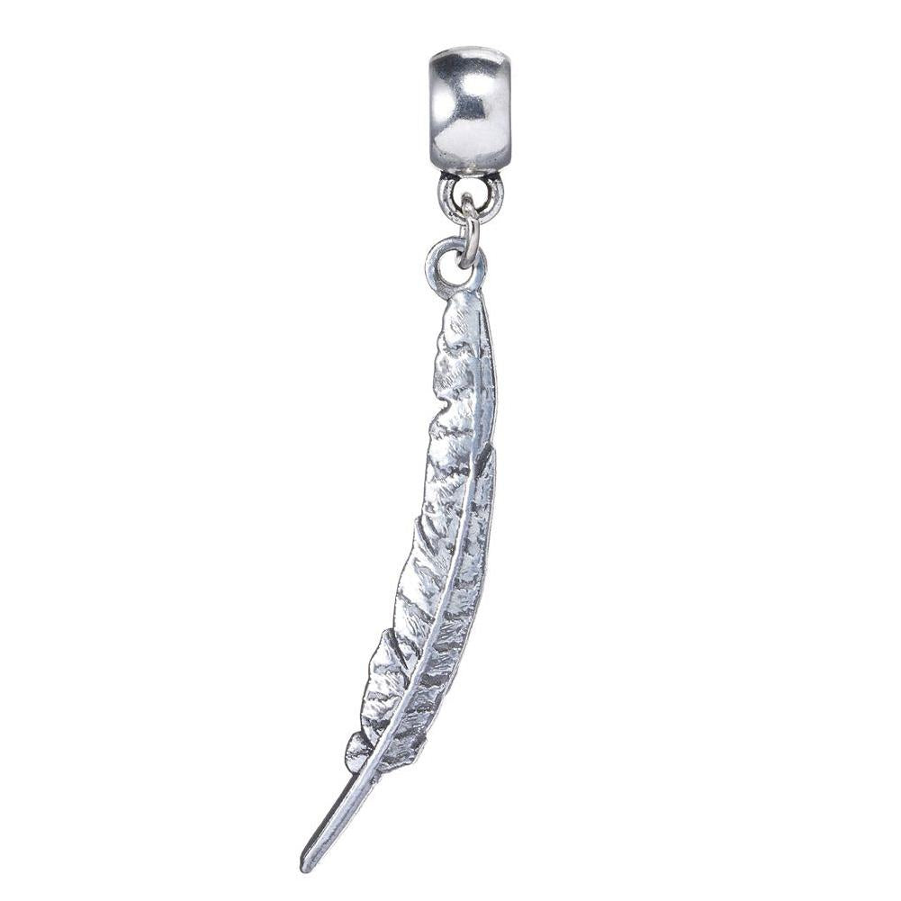 Harry Potter Silver Plated Charm Feather Quill - Buy Silver Plated at GiftMasters.co.uk