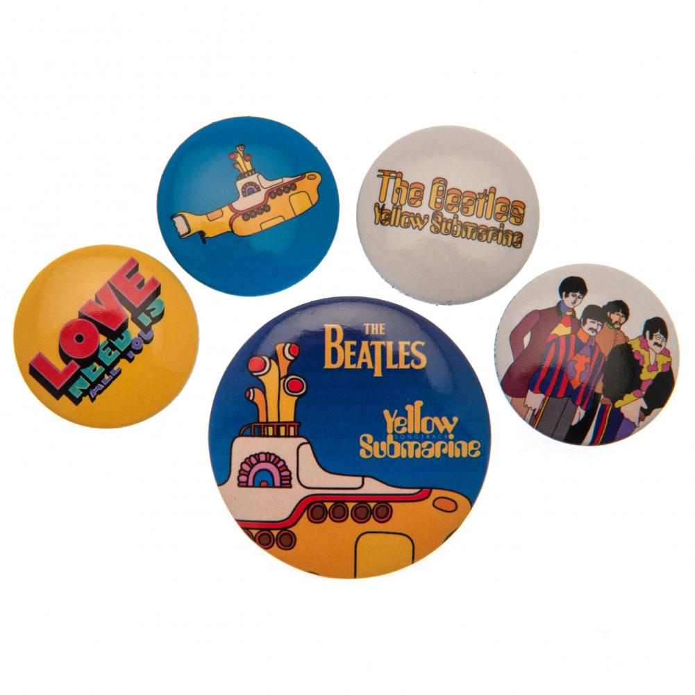 The Beatles Yellow Submarine Button Badge Set - Buy Badges at GiftMasters.co.uk