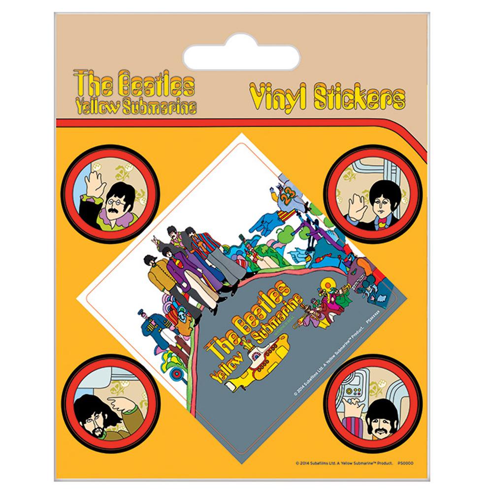 The Beatles Yellow Submarine Stickers - Buy Stickers at GiftMasters.co.uk