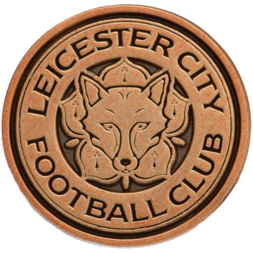 Leicester City FC Antique Gold Crest Badge - Buy Badges at GiftMasters.co.uk