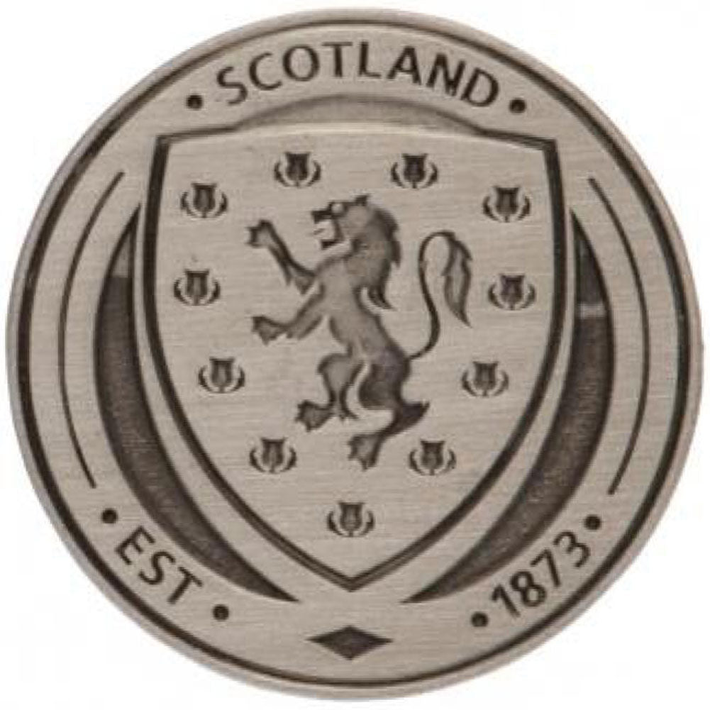 Scottish FA Antique Silver Crest Badge - Buy Badges at GiftMasters.co.uk