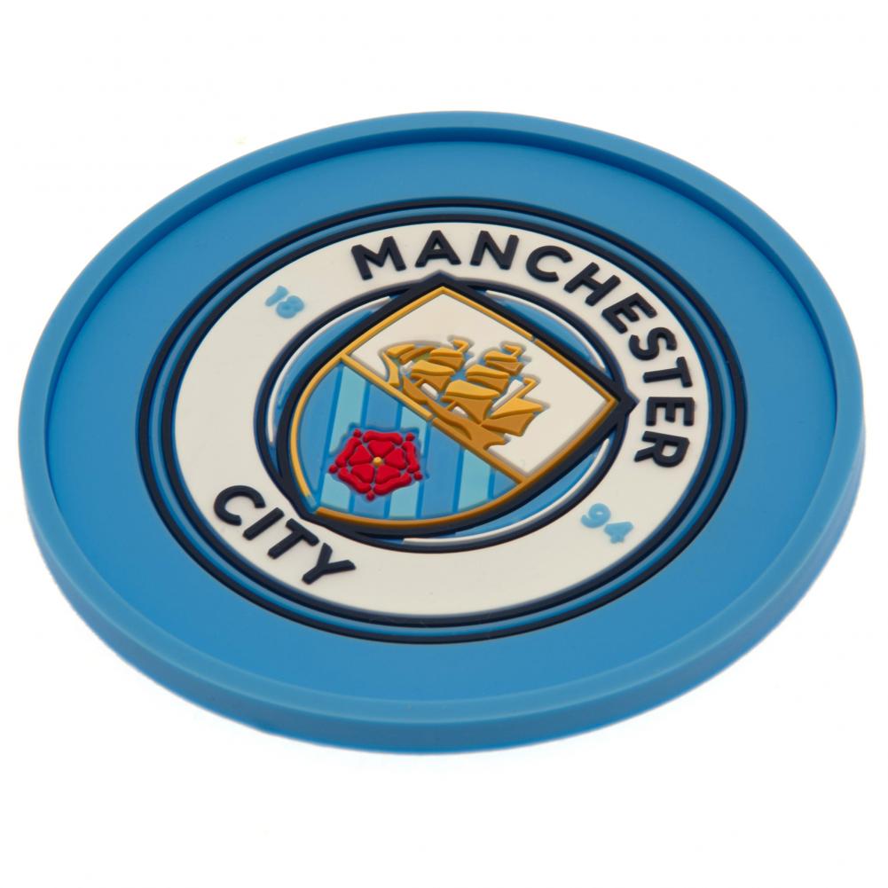 Manchester City FC Silicone Coaster - Buy Home Accessories at GiftMasters.co.uk