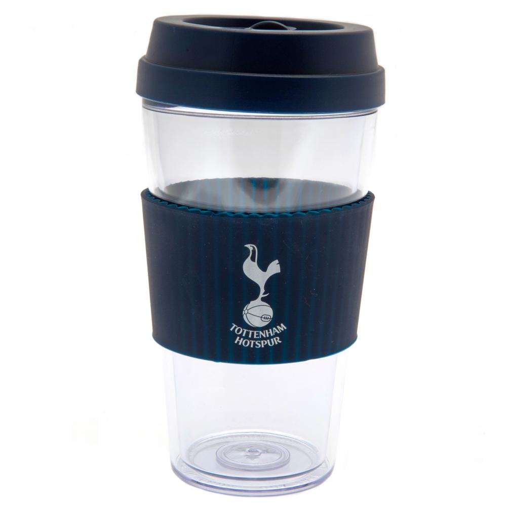 Tottenham Hotspur FC Silicone Grip Travel Mug - Buy Travel Mugs at GiftMasters.co.uk